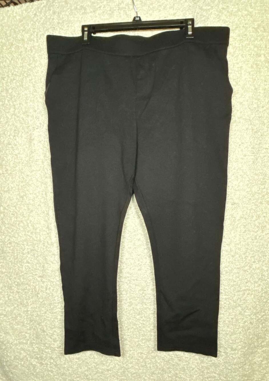 Serra Pants Size XL 16-18 Black Pull On Stretch Career